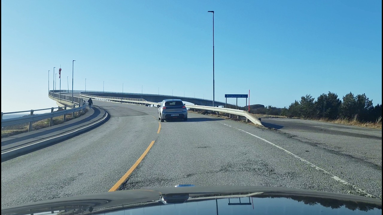 FV561 & FV5278 Driving as far North as possible on the Sotra archipelago - sunny Norwegian coast