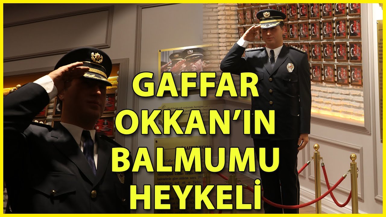 Diyarbakır Emniyet Müdürlüğü Girişine Gaffar Okkan'ın Balmumu Heykeli Koyuldu