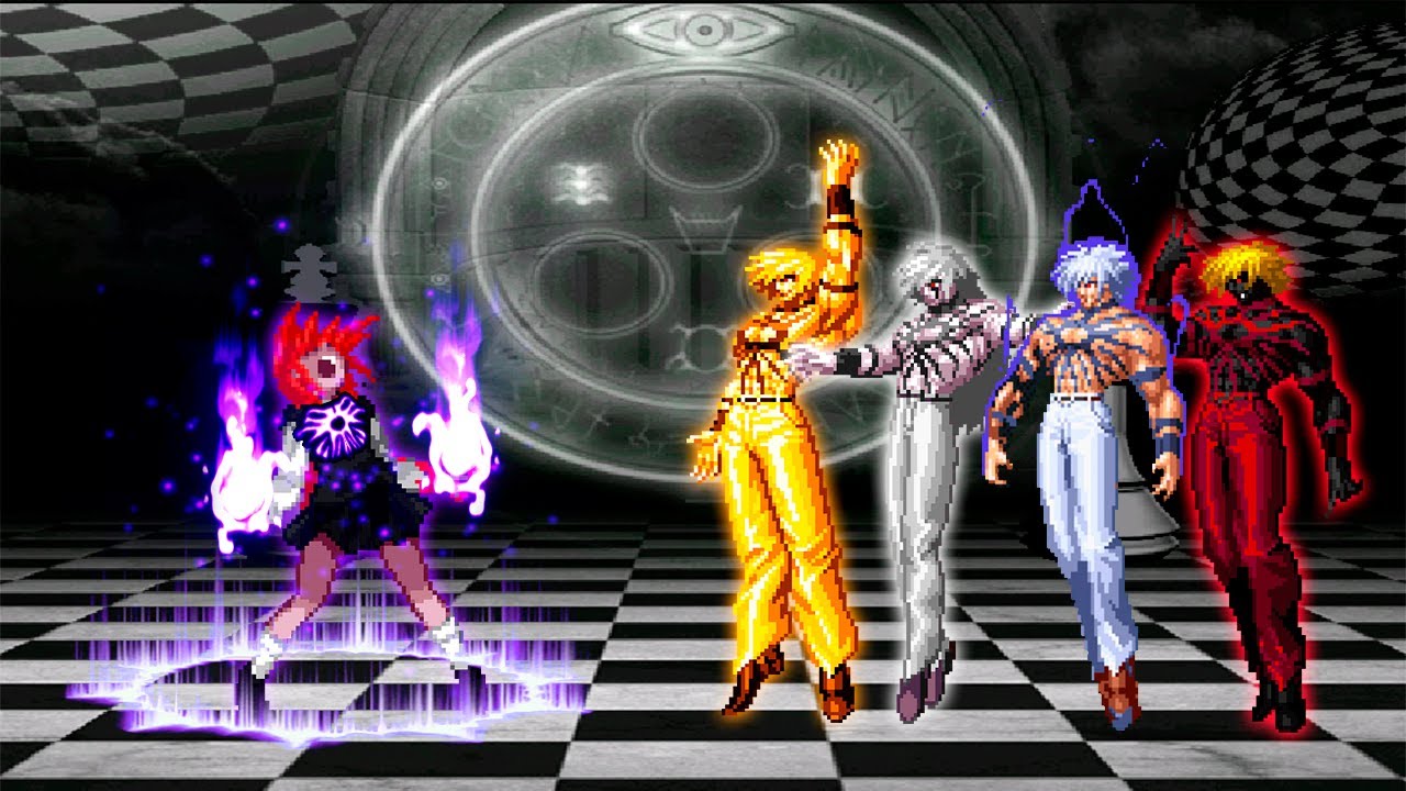 Orochi Akiha Yagami VS Orochi Team