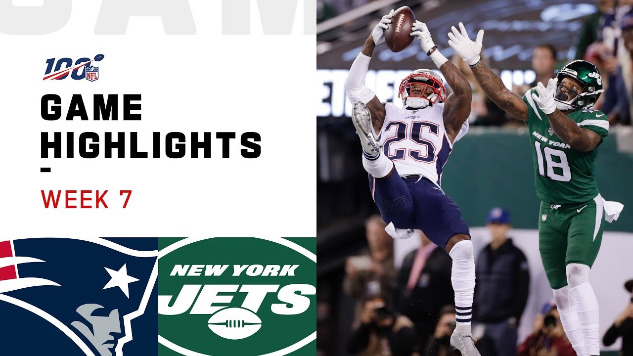 Patriots vs. Jets Week 7 Highlights | NFL 2019
