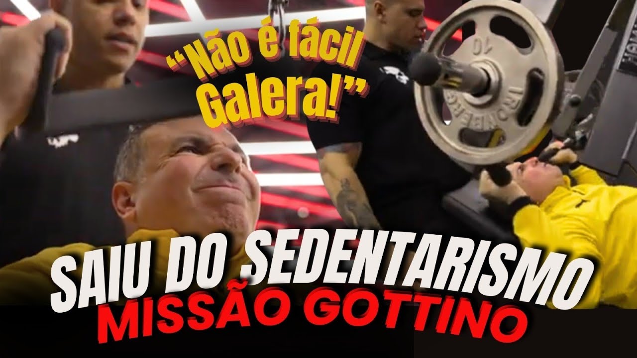 GOTTINO ENCARA 1º TREINO C/CARLÃO PERSONAL DAS ESTRELAS