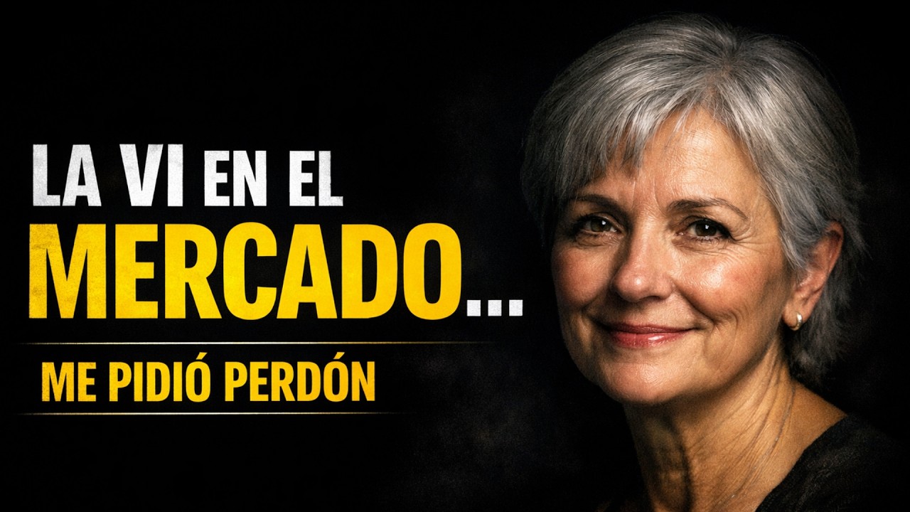La encontré en el mercado… y el perdón cambió mi vida para siempre