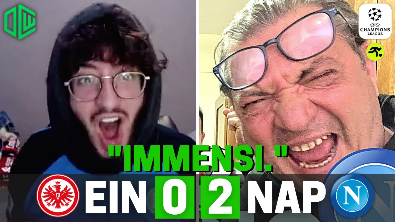 EINTRACHT FRANCOFORTE NAPOLI 0 2 | NAPOLETANI IMPAZZITI: “SIAMO SENZA LIMITI” | TIFOSIAMO