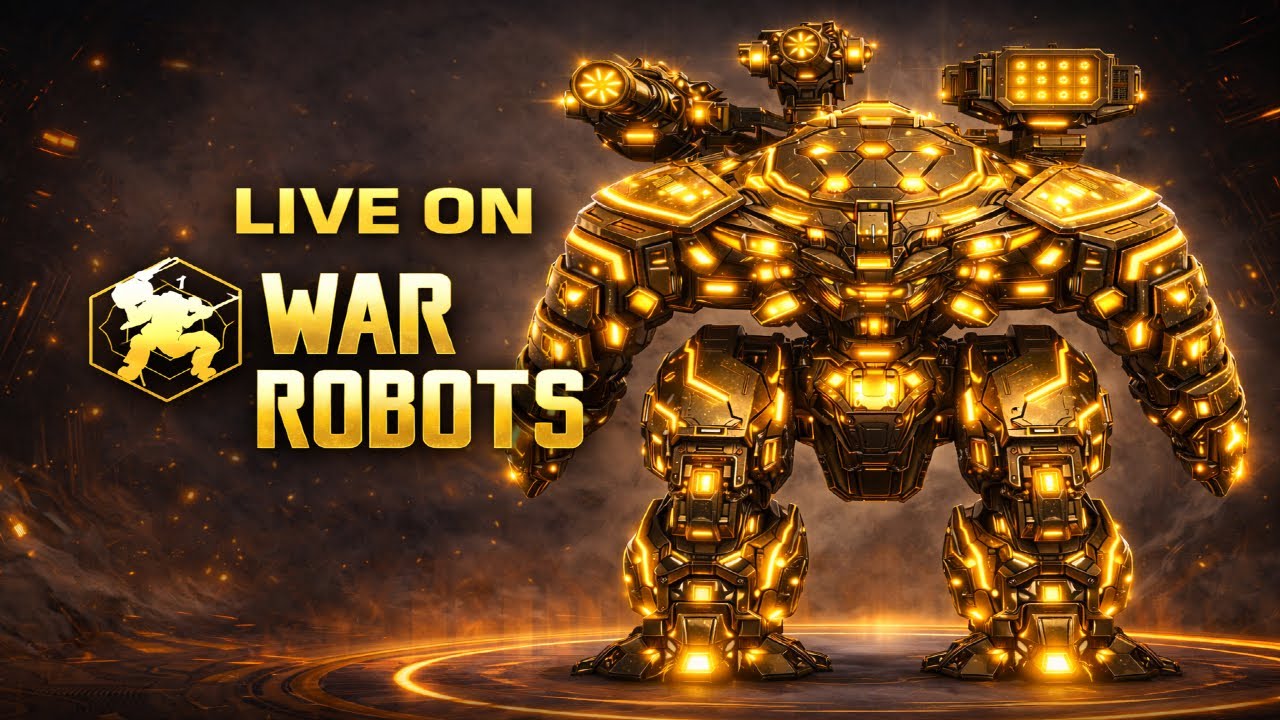 🔴LIVE WARROBOTS! Aquela gameplay @playwarrobots  [LIGA CAMPEÃO]