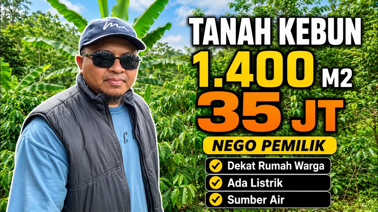 JANGAN LEWATKAN! Tanah Kebun Subur di Cisaga Ciamis, Hanya 35 JUTA Dapat 1400 m² 💥