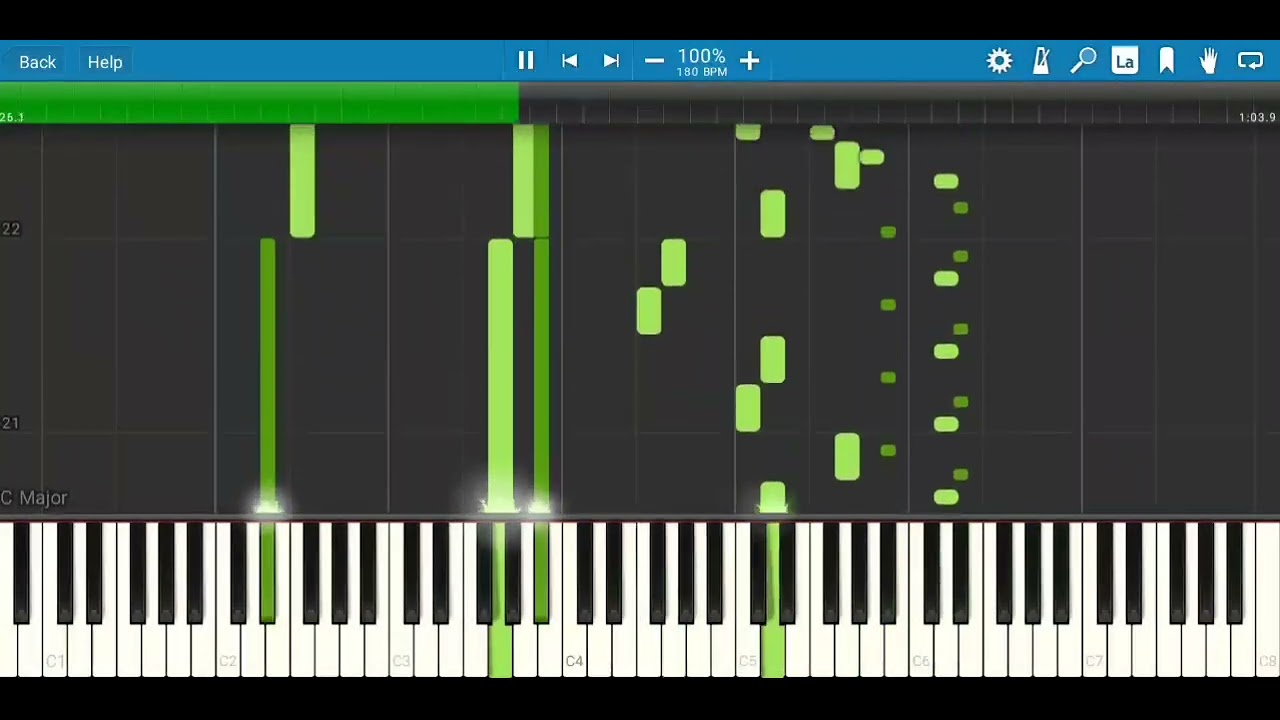 Super Cat Tales 2 OST - Moon Crystal (Synthesia Piano Tutorial)