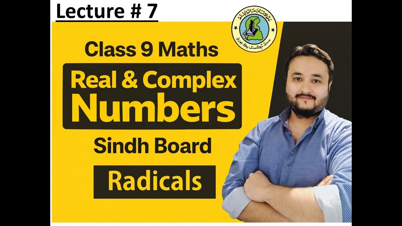 Introduction to Radicals | Laws of Radicals with Examples | Class IX | Exercise 1.3 |  Lecture # 7