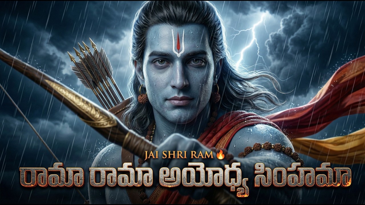 Jai Shri Ram 🔥 | Epic Ramudu Cinematic Song | రామా రామా అయోధ్య సింహమా