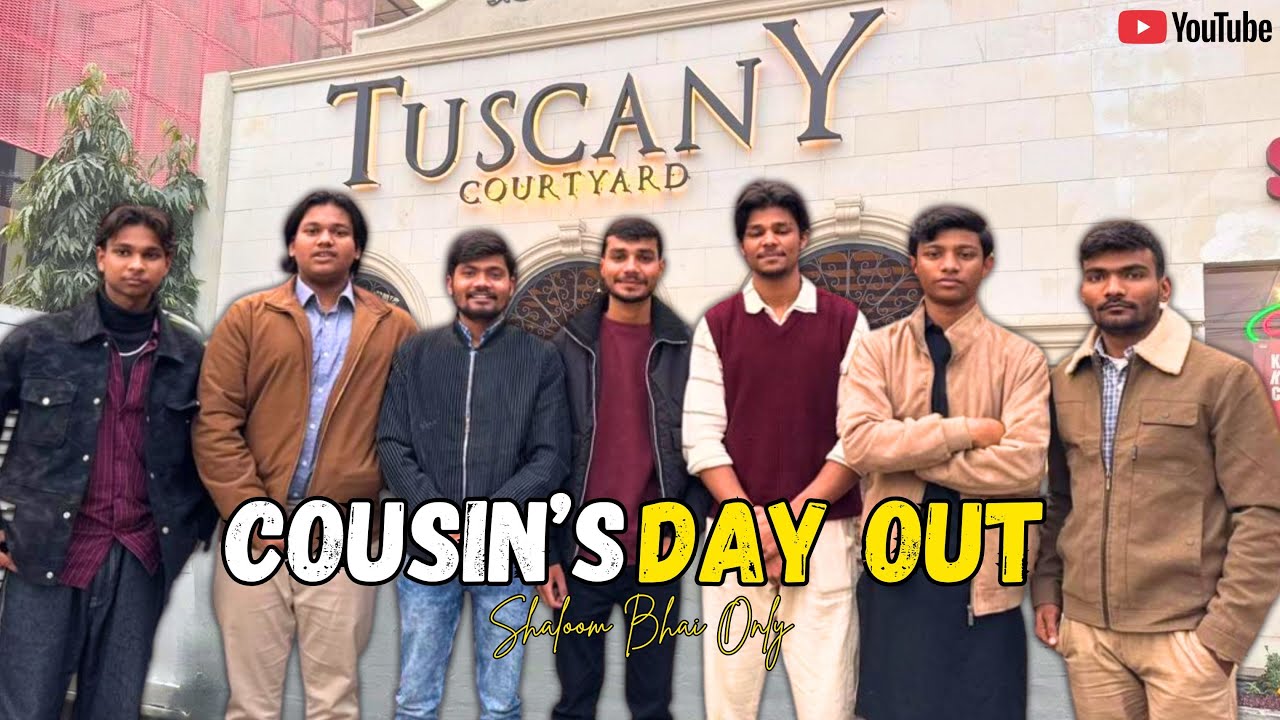 Cousins Get Together Vlog ❤️ | Tuscany Courtyard Restaurant 🍽️ | Movie Night 🎬