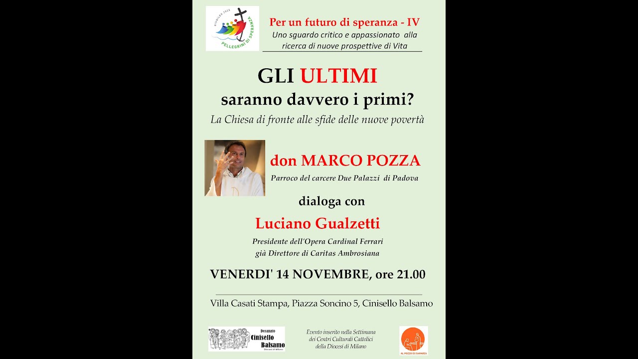 Don Marco Pozza: GLI ULTIMI saranno davvero i primi?