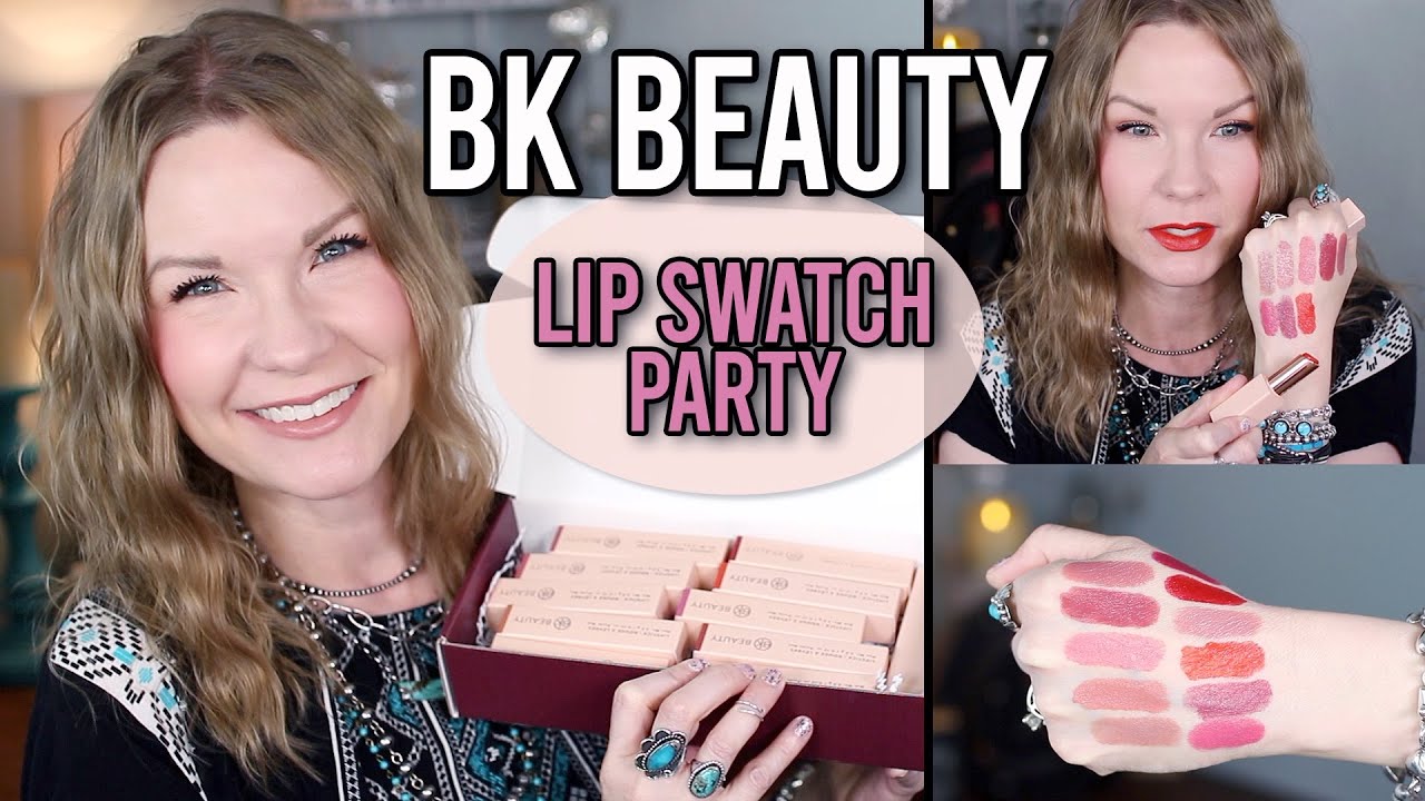 BK Beauty Luxe Lipsticks - Lip Swatch Party! | LipglossLeslie