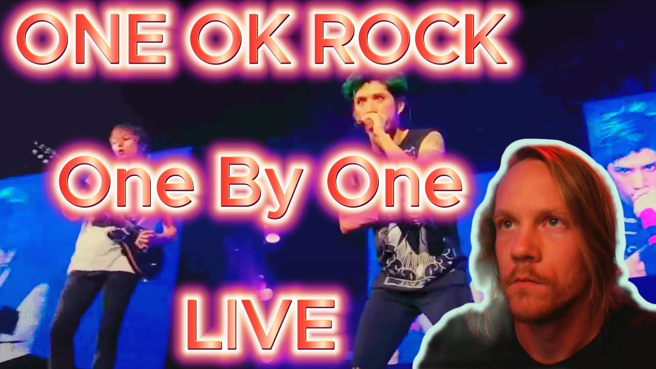 LOVE THE ENGERY!!! ONE OK ROCK - One By One LIVE (Singer Reacts)