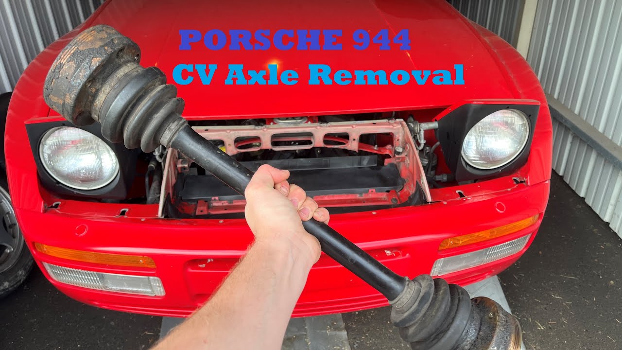 Porsche 944 CV Axle Removal || 1989 Porsche 944 S2