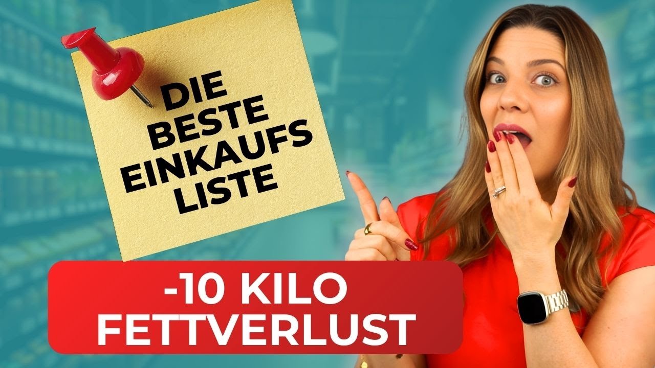 Die WICHTIGSTE EINKAUFSLISTE um 10kg in 2026 abzunehmen 🔥