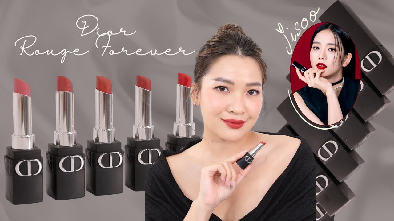 THỬ SON XỊN Ep.26 [SWATCH+REVIEW] DIOR ROUGE FOREVER Transfer-proof
