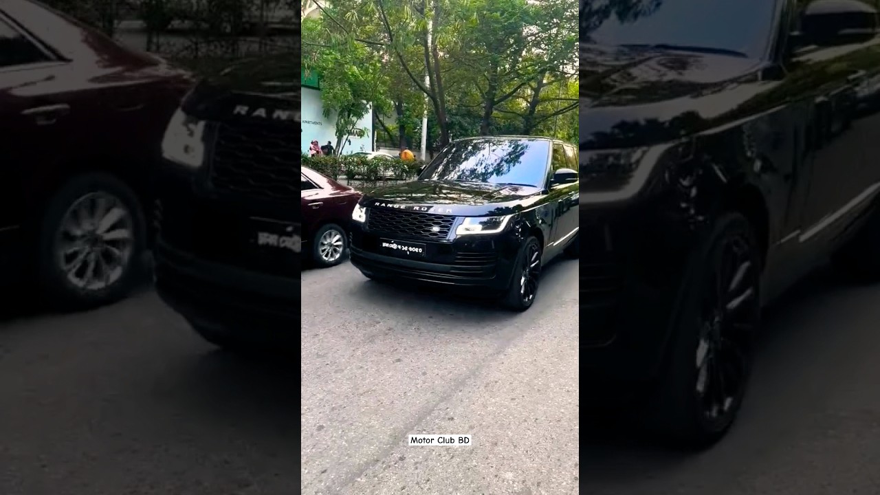 New Black Range Rover 🥵 #rangerover #ytshorts #supercars #sportscar #shortsfeed #shorts #trending