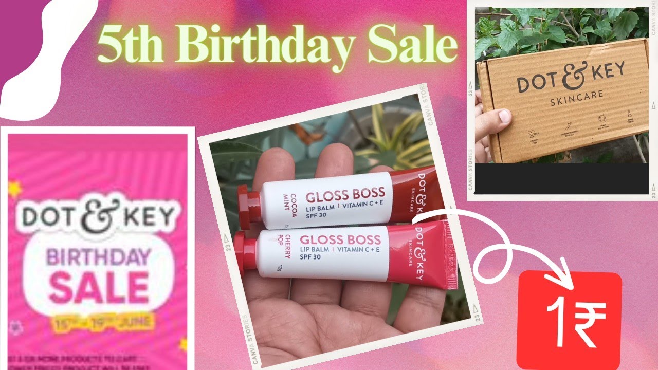 Dot & Key @ Re1 Loot Offers | Dot & Key 5th Birthday sale | Nikita Beauty Vlogs #nikitabeautyvlogs