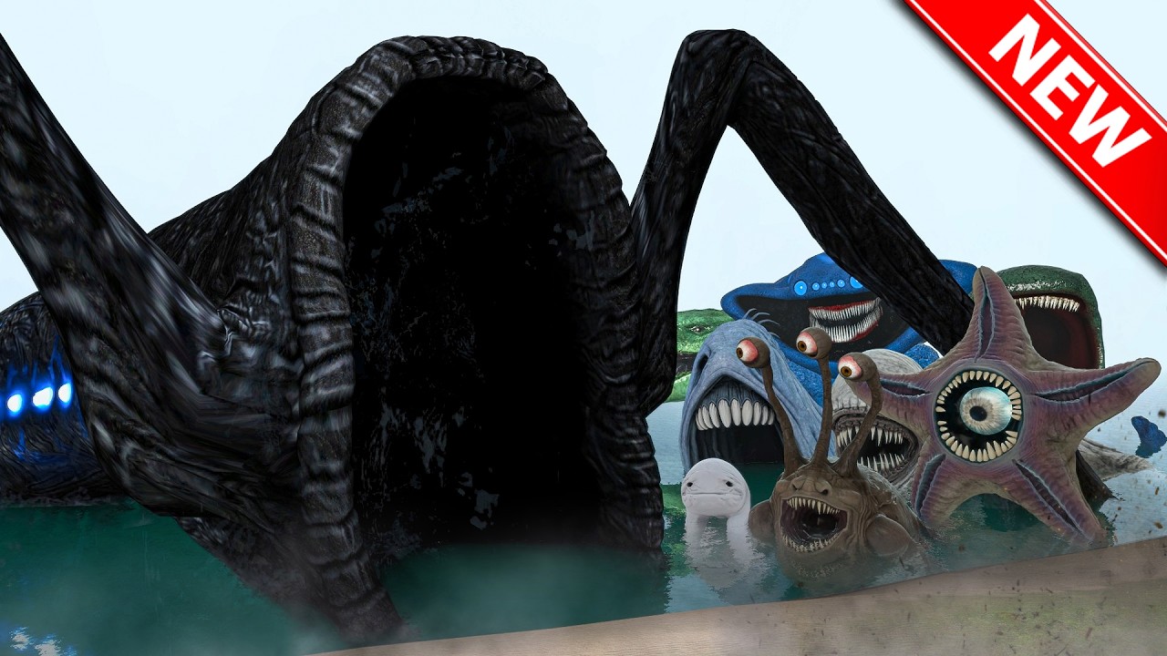 NEW ABYSSAL SEA EATER VS ALL SEA MONSTERS & TRYPOPHOBIA CREATURES! &mdash; Garry&rsquo;s Mod