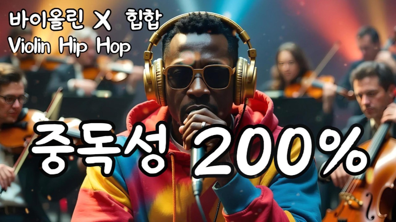 중독적인 바이올린 힙합 믹스 드라이브 헬스 운동 음악 🔥 Drive Workout Violin & Hip Hop Hybrid