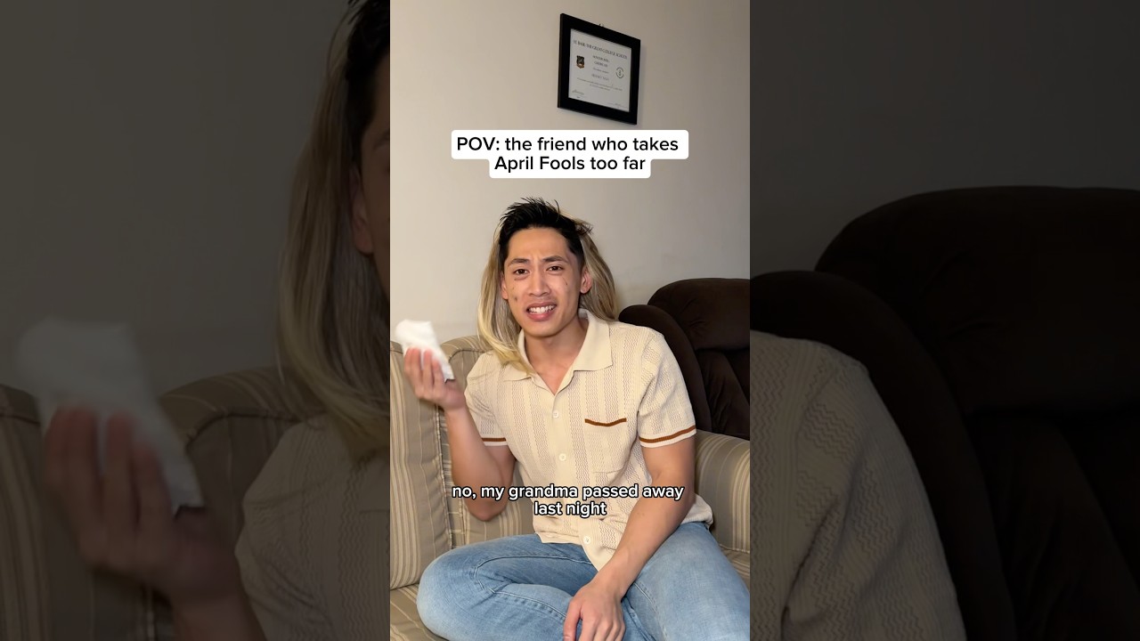 the friend that goes TOO FAR on April Fools 🤣🤣 #shorts #comedy #relatable #aprilfools #pranks