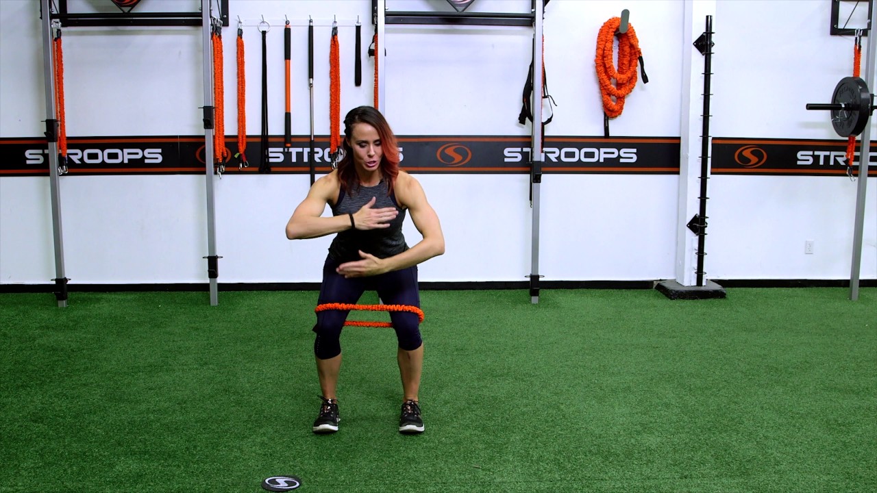 Lateral Squat Walk - Loop