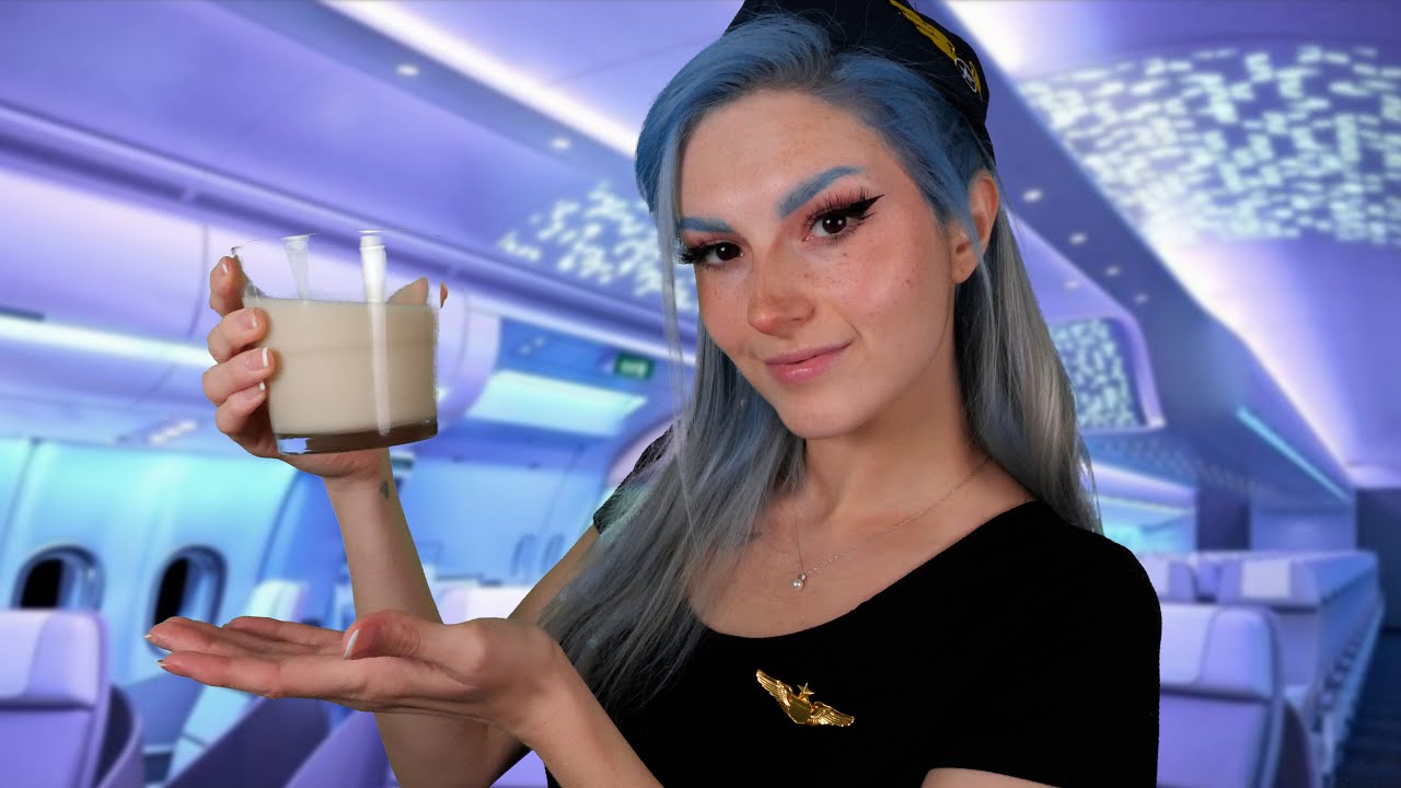 Полет первым классом ASMR | Роскошный персональный уход