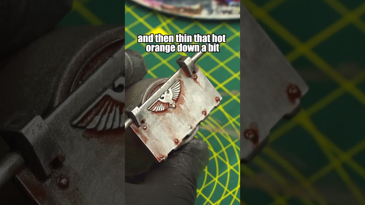 Painting RUST is easy  #minipainting #scalemodel