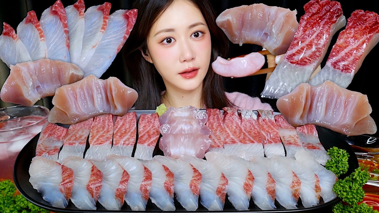 봄맞이 숭어회💝숭어밤이 있는 보리숭어 먹방😋 Raw Mullet + Mullet Balm ボラのお刺身＋ボラの砂肝 | Mukbang ASMR