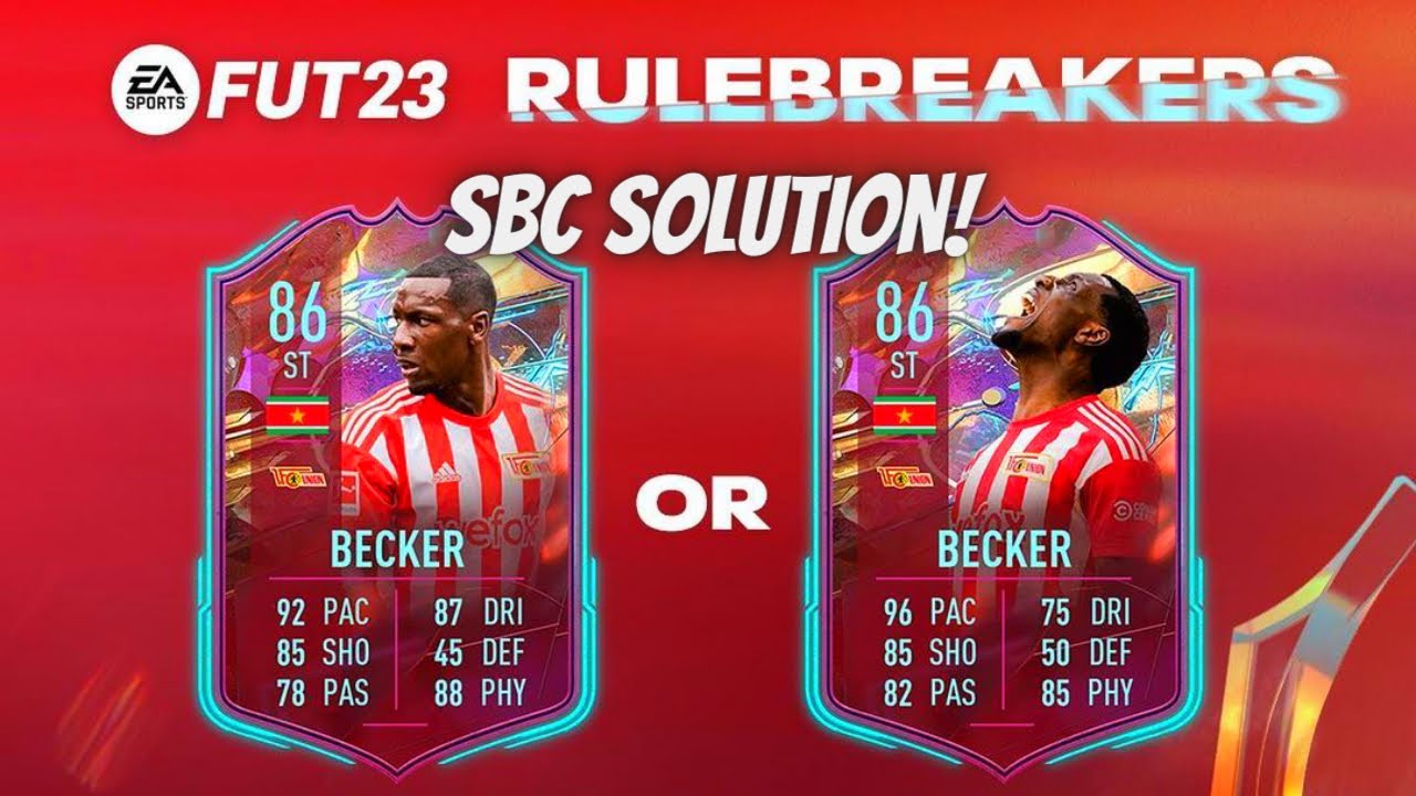 Rulebreakers Sheraldo Becker Sbc (Cheapest Way - FIFA 23)