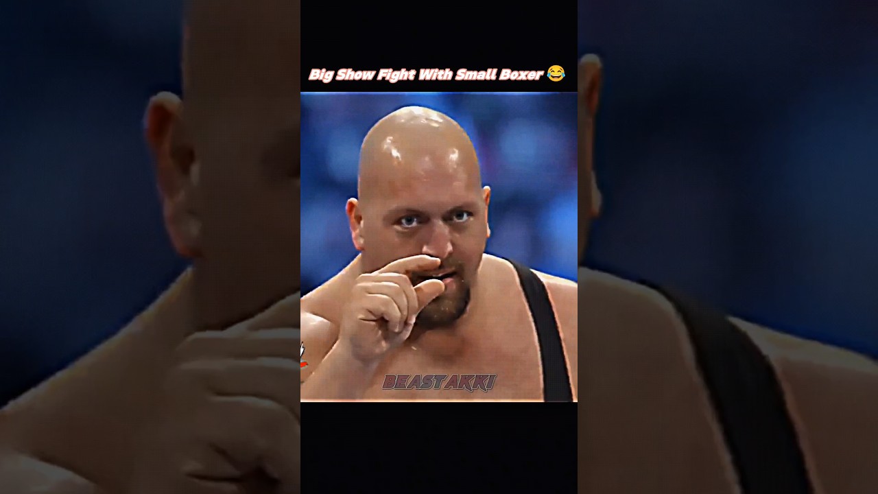 Big Show Fight With Small Boxer 😂 | Big Show Irritated and Lost The Match #shorts