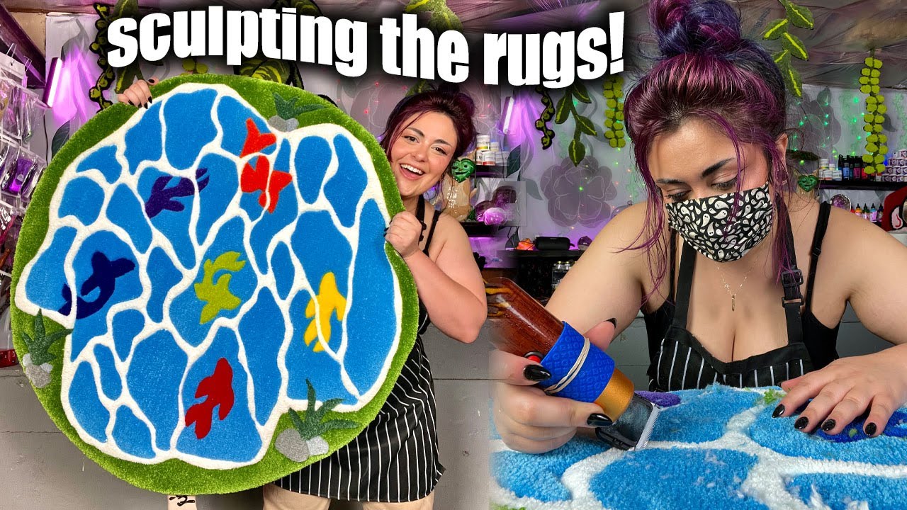 Giving You an Aerial View ✈️  Sculpting & FINISHING ALL THE RUGS!! Super Satisfying ✨