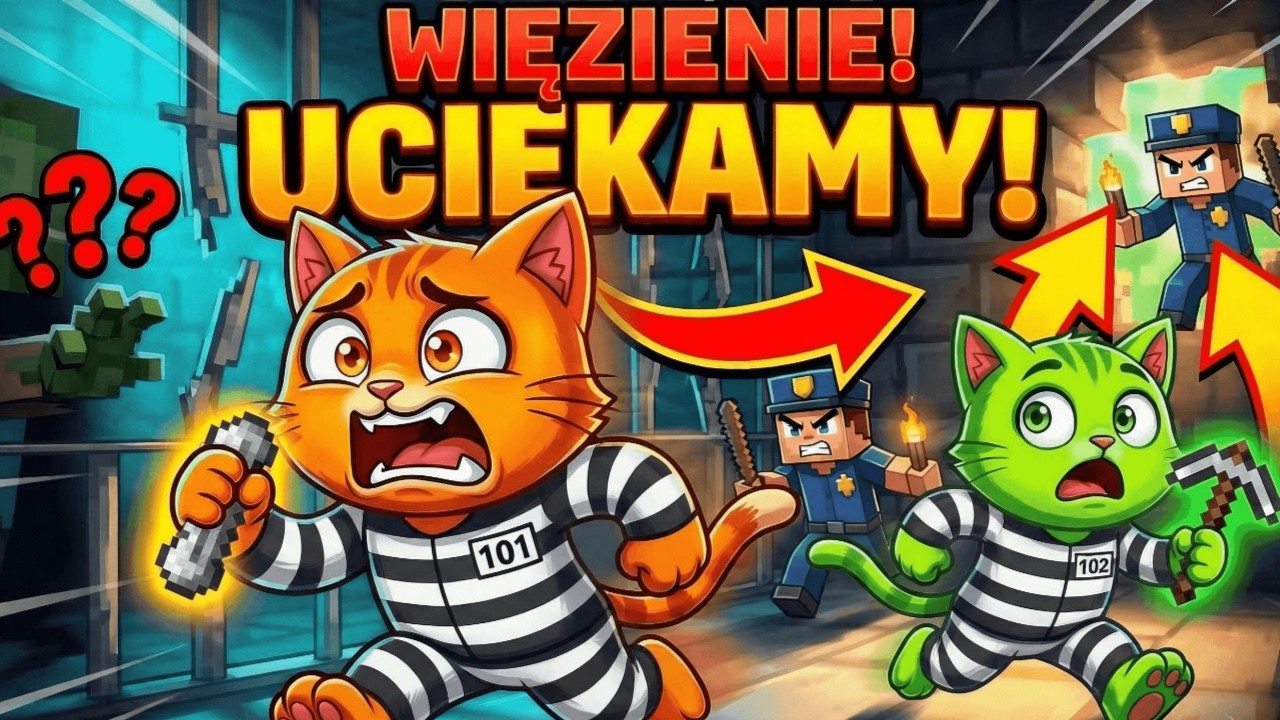 UCIEKAMY Z WIĘZENIA w Minecraft!