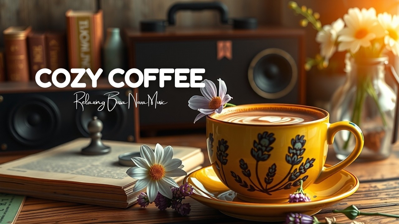 Sweet March Coffee Jazz ☕ Calm Cafe Background Music & Soft Bossa Nova for Productivity
