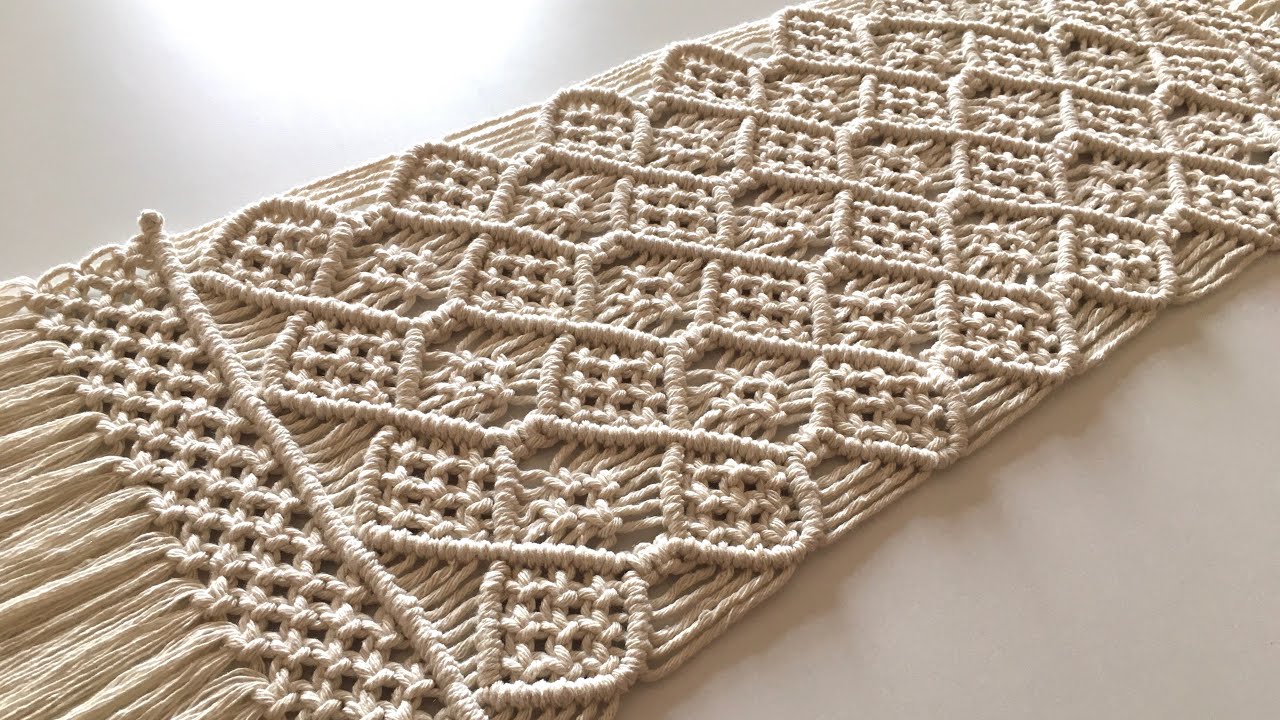 MAKROME RUNNER YAPIMI | Macrame Table Runner