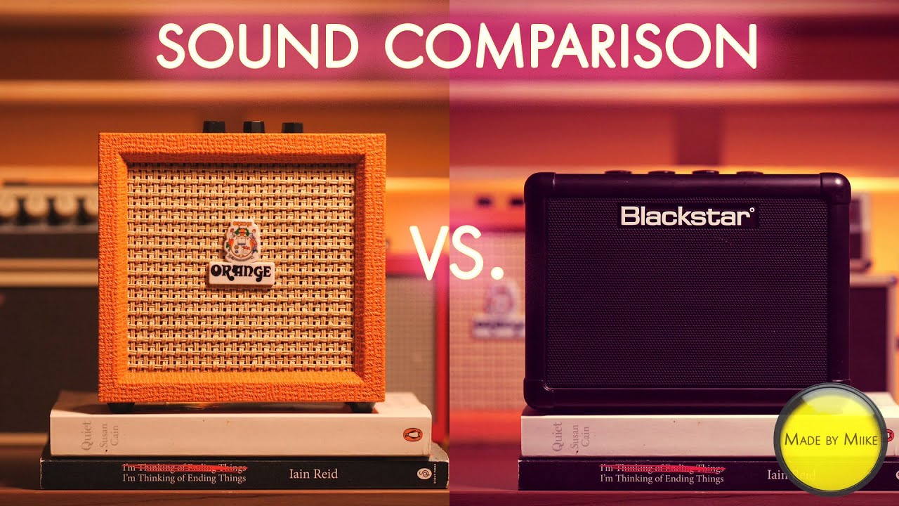 ORANGE CRUSH MINI vs. BLACKSTAR FLY 3 (Sound Comparison, No Talking!)