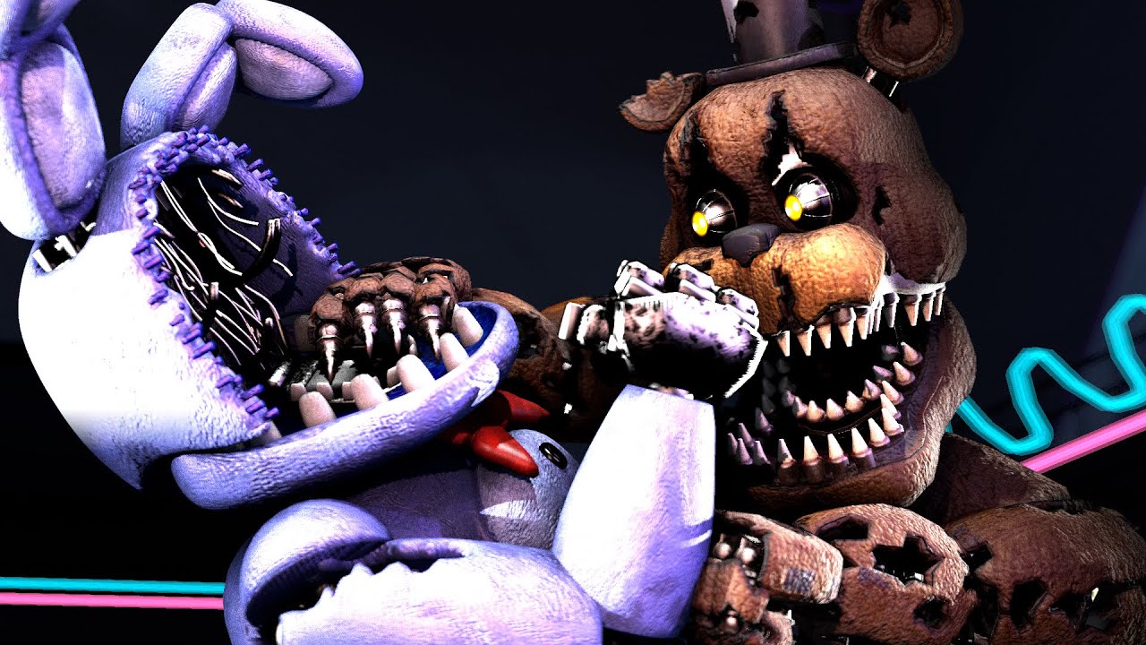 [SFM FNaF] Nightmare vs Withered Animatronics