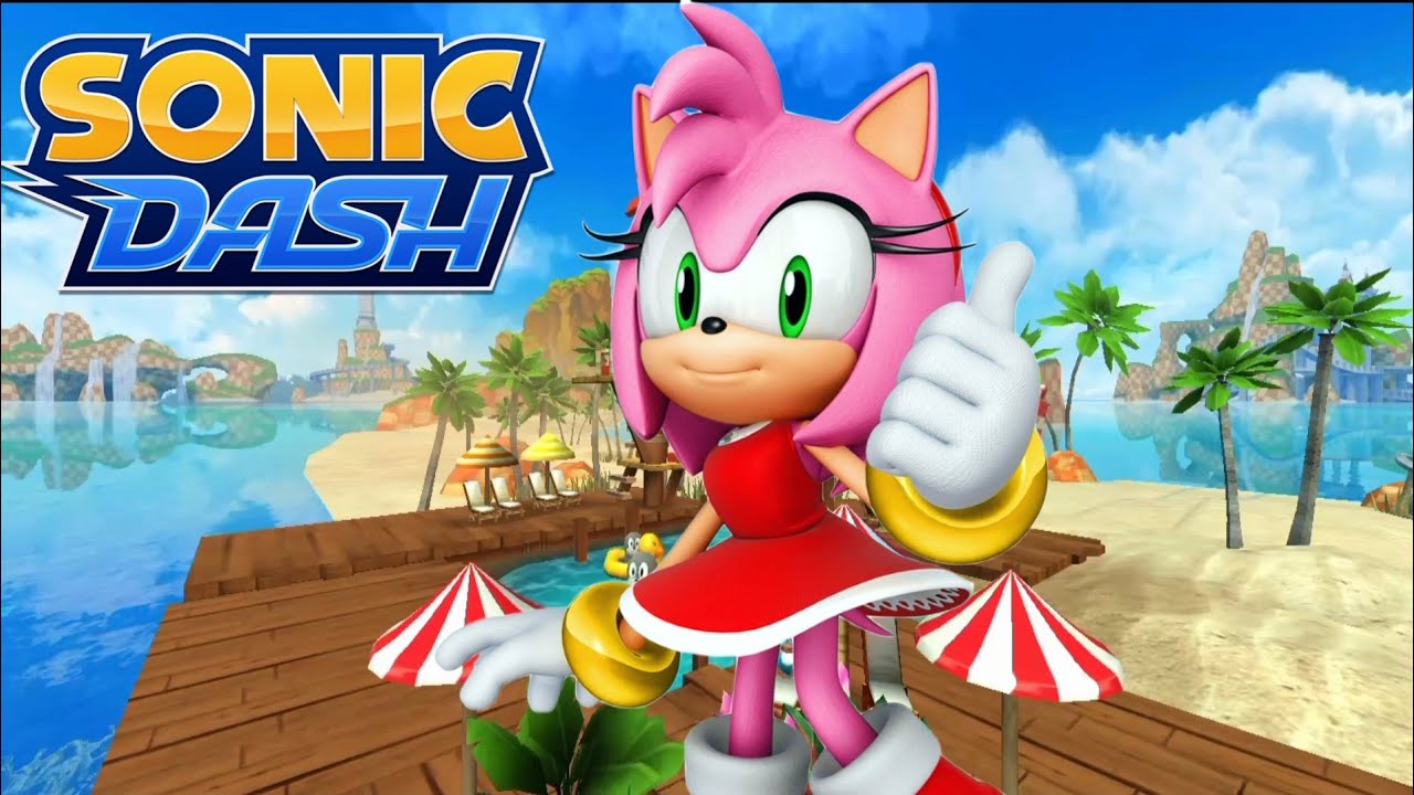 AMY ROSE HEDGEHOG❣️😍| SONIC DASH - DAY 9