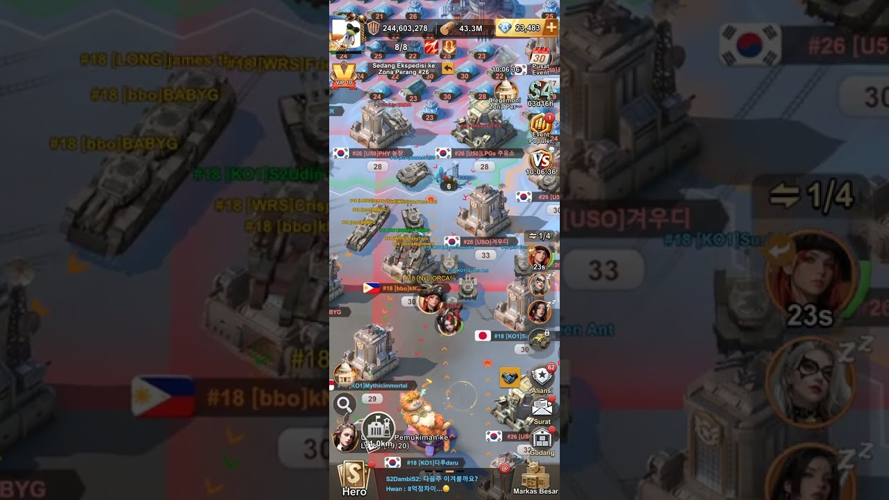 Masih lanjutan SVS S18 Vs S26 Last Z Survival 