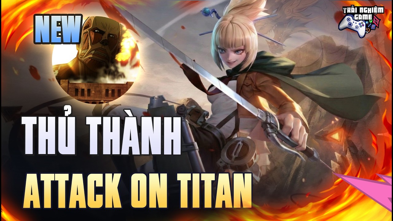 Update Mới: Cơ Chế Thủ Thành, Aov X Attack On Titan | Levi, Eren, Mikasa Kết Hợp Tướng Nào ?