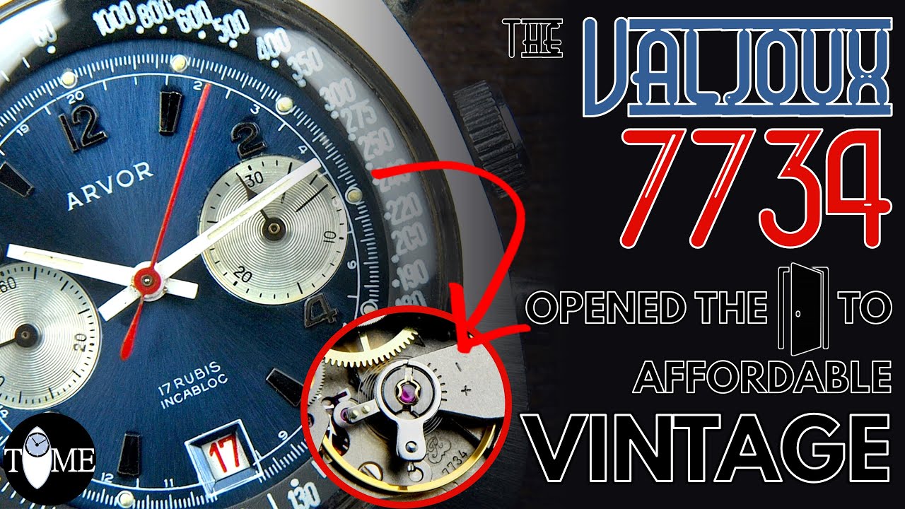 VALJOUX 7734 | Legendary movement in vintage Breitling & Heuer, also affordable watches like ARVOR!