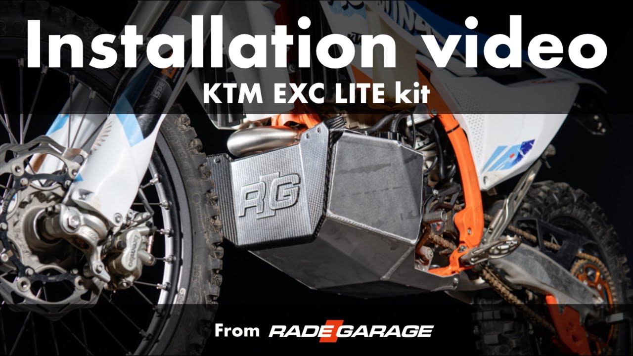 KTM EXC MY2024 Auxiliary tank installation video by RADE/GARAGE