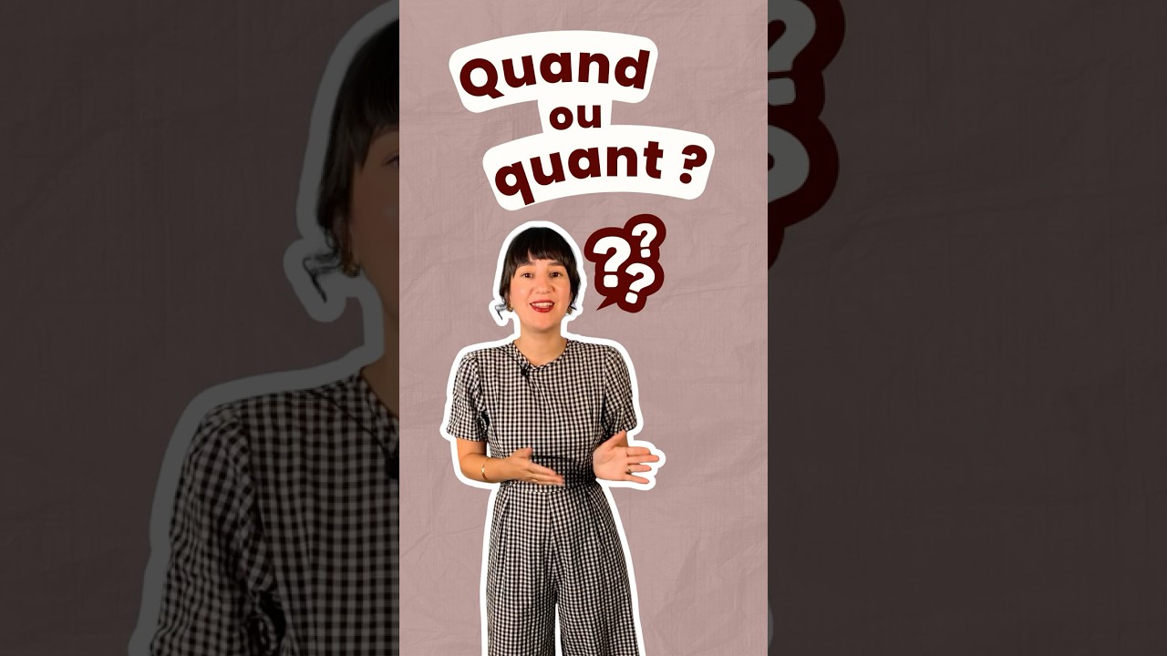 Quand ou quant ?