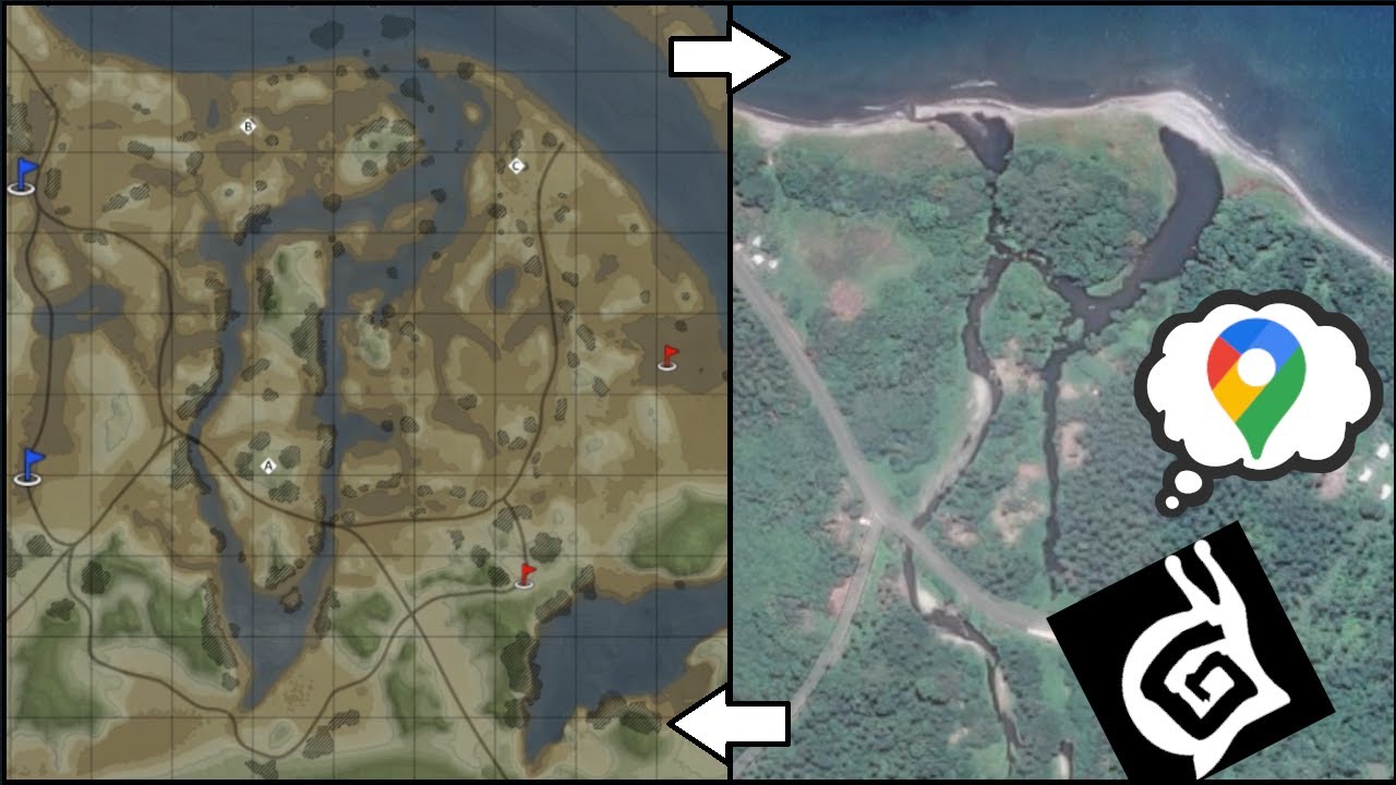 War Thunder Maps in real life