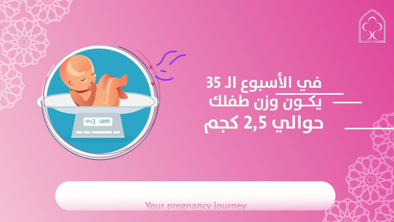 الأسبوع ٣٥ من الحمل
