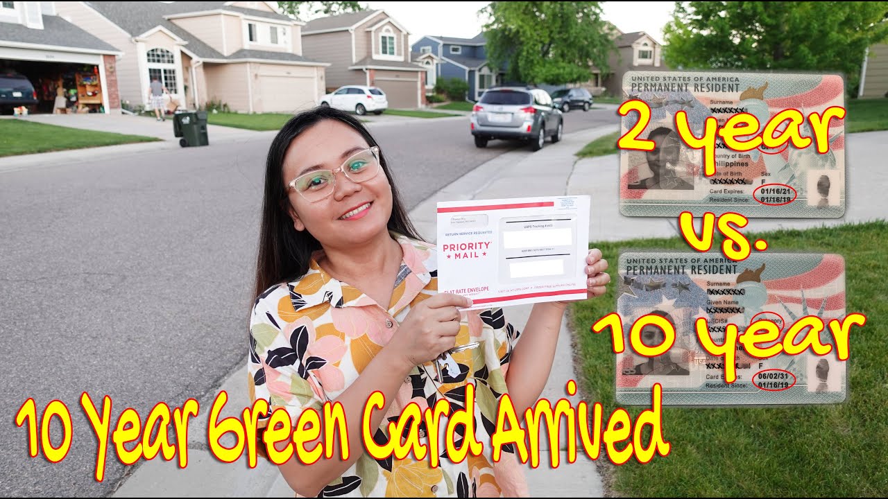 10 Year Green Card Arrived  | Difference With 2 Year GC?