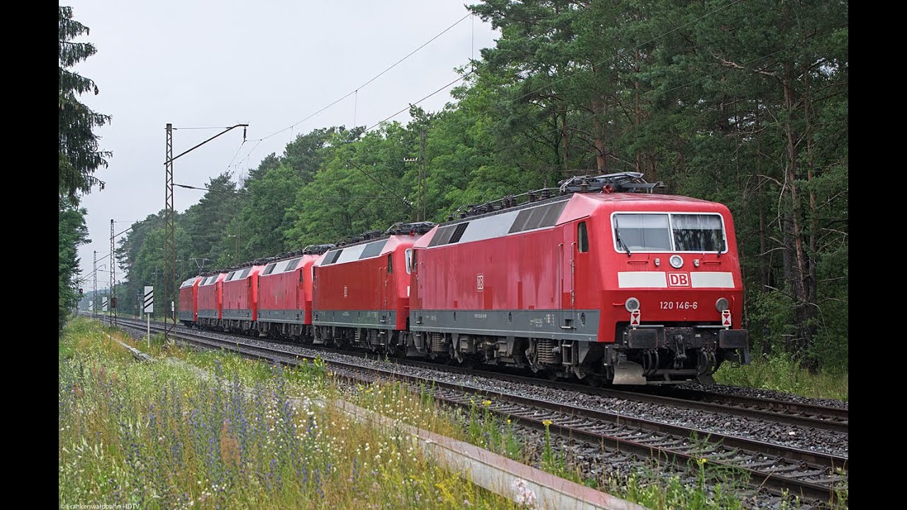 Abschied BR 120 bei DB Fernverkehr I, BRB Lint Überführung, SBB Cargo International uvm bei Bamberg