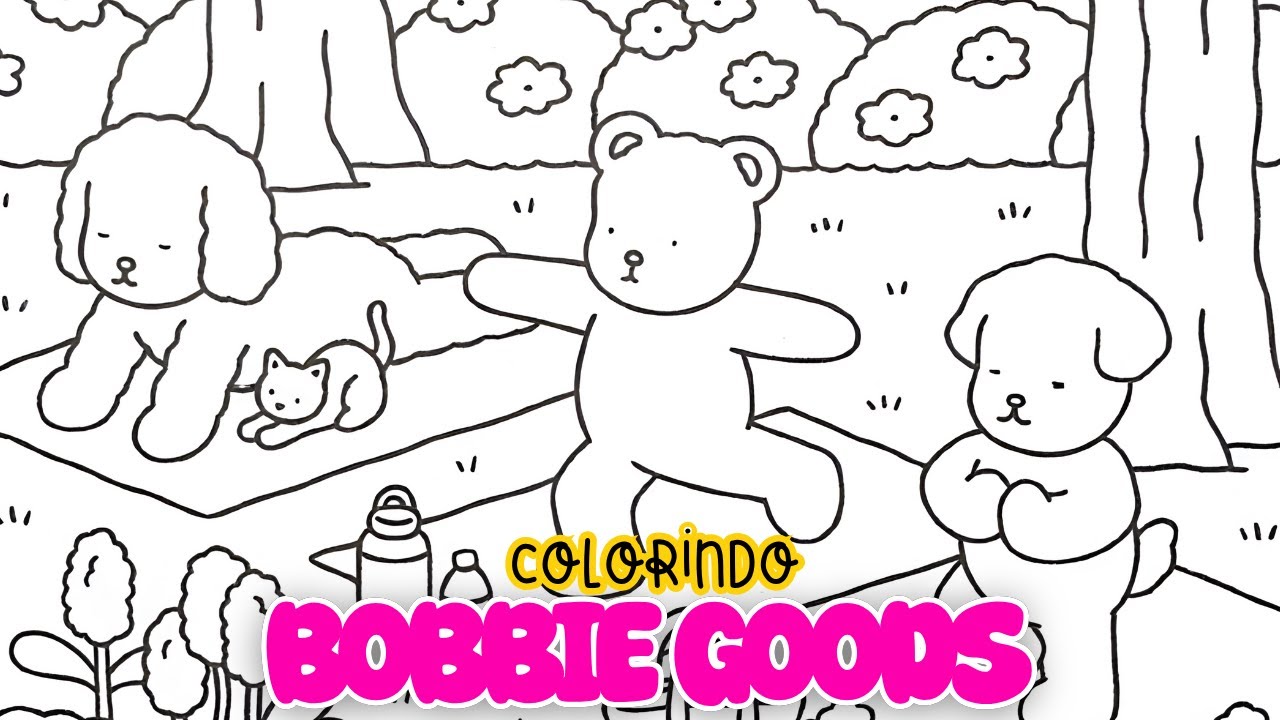 COLORINDO A PAG 12 DE BOBBIE GOODS | IOGA NO PARQUE | PINTE COMIGO | COLOR WITH ME | REPOST