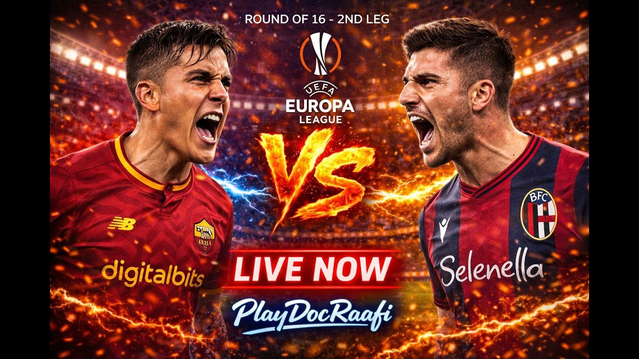 Roma v Bologna UEFA Europa League Round of 16 2nd Leg LIVE EA SPORTS FC 26 #EASportsFC26 #shorts