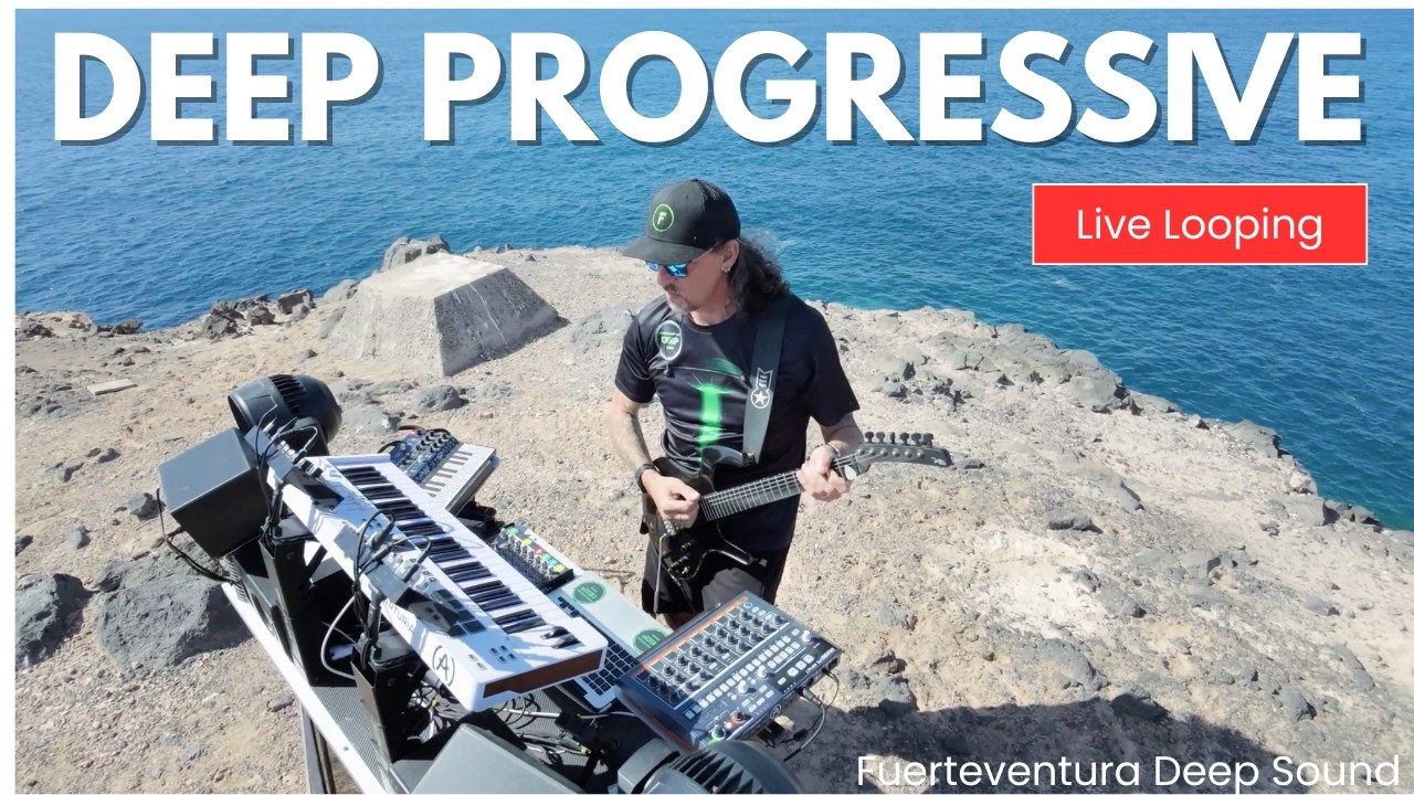 Fuerteventura Cliffside Infinity ▪ Live Set with Live Guitar
