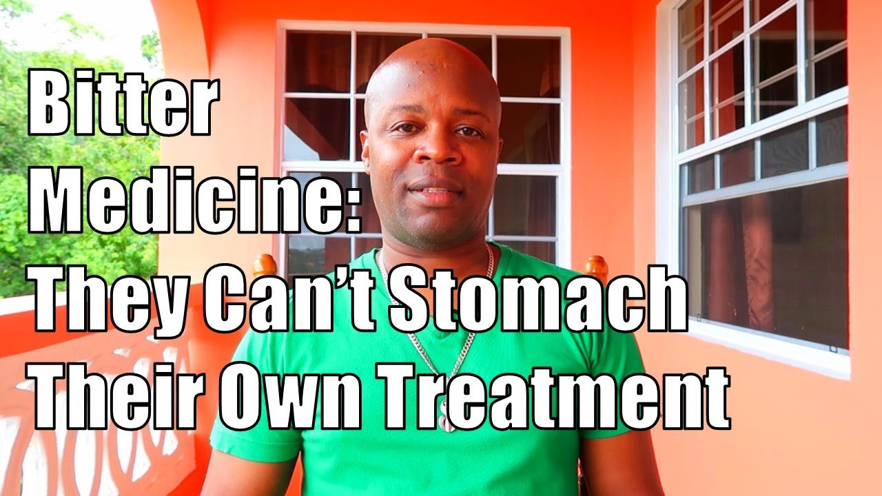 Bitter Medicine: They Can't Stomach Their Own Treatment